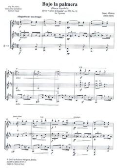 Bajo la palmera von Isaac Albeniz 