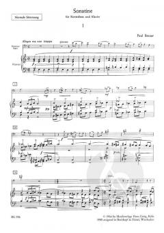 Sonatine in E von Paul Breuer für Kontrabass und Klavier im Alle Noten Shop kaufen