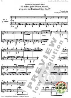 The Collected Works for Guitar 13 von Fernando Sor 