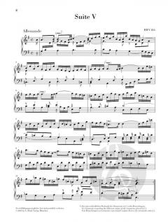 Französische Suite 5 G-dur BWV 816 von Johann Sebastian Bach 