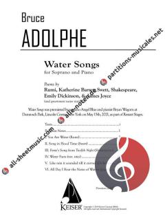 Water Songs von Bruce Adolphe 