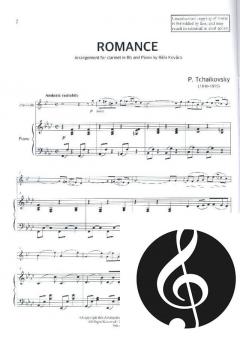 Romanze von Peter Iljitsch Tschaikowsky 