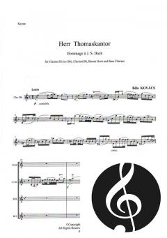Herr Thomaskantor - Hommage à J. S. Bach von Bela Kovacs 