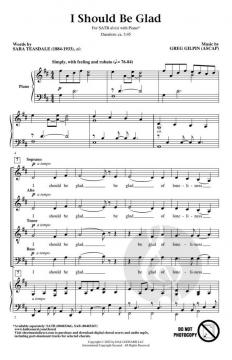 I Should Be Glad von Greg Gilpin (Download) 
