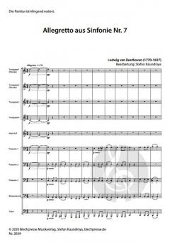 Allegretto aus Sinfonie Nr. 7 von Ludwig van Beethoven 