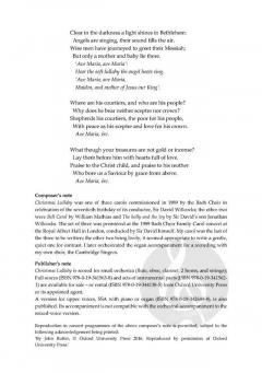 Christmas Lullaby von John Rutter (Download) 