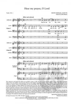 Hear My prayer, O Lord von Henry Purcell (Download) 