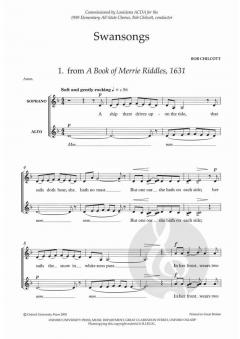 Swansongs von Bob Chilcott (Download) 