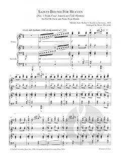 Saints Bound For Heaven von Mack Wilberg (Download) 