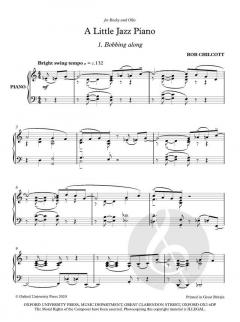 A Little Jazz Piano von Bob Chilcott (Download) 