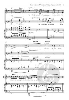 Composed upon Westminster Bridge, September 3, 1802 von Bob Chilcott (Download) 