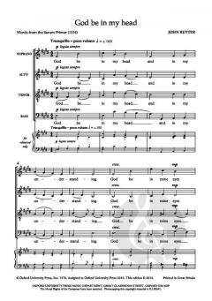 God Be In My Head von John Rutter (Download) 