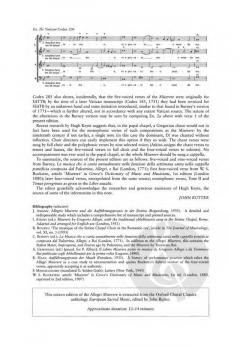 Miserere von Gregorio Allegri (Download) 