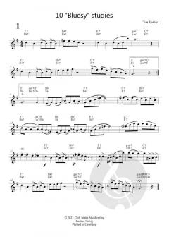 10 Bluesy Studies von Ton Verhiel (Download) 