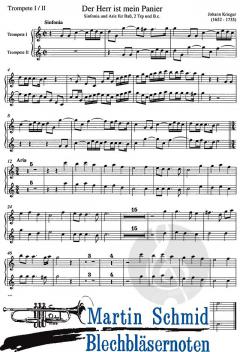 Der Herr ist mein Panier  von Johann Philipp Krieger 