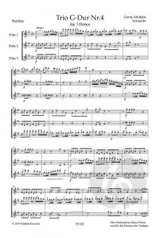 Konzertantes Trio Nr. 4 G-Dur von Georg Abraham Schneider 