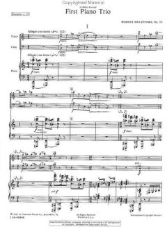First Piano Trio Op.24 von Robert Muczynski 