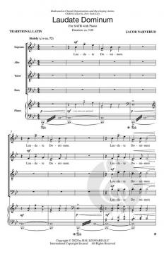 Laudate Dominum von Jacob Narverud (Download) 