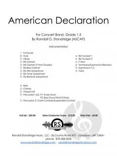 American Declaration von Randall D. Standridge 