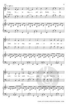 Come, Let Us Sing and Give Thanks (Download) 