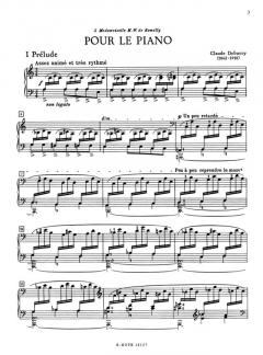 Pour le piano von Claude Debussy 