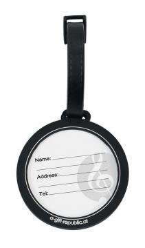 Luggage tag ''All I need is Music'' 