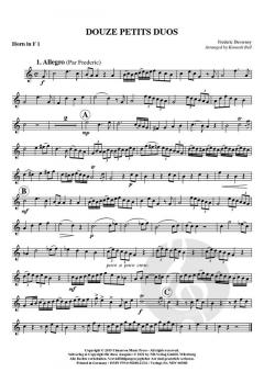 12 Kleine Duette von Frederick Douvernoy 