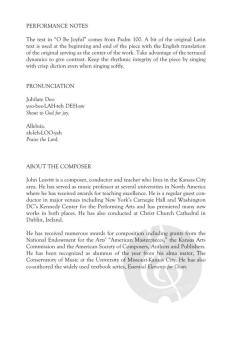 O Be Joyful von John Leavitt (Download) 