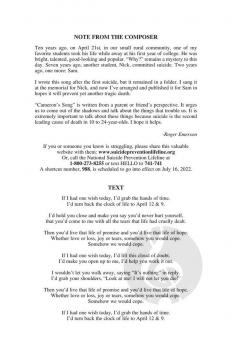 Cameron's Song von Roger Emerson (Download) 