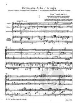 Partita a tre A-Dur von Franz Tuma 