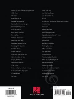 First 50 Love Ballads You Should Play On Piano 