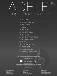 Adele for Piano Solo - 3rd Edition 