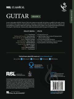 RSL Classical Guitar Grade 3 (2022) 