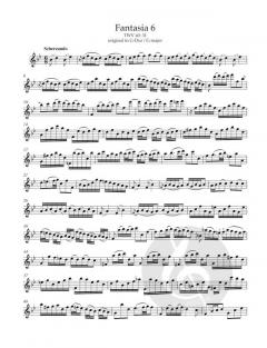 12 Fantasien für Viola da Gamba ohne Bass TWV 40:26-37 von Georg Philipp Telemann (Download) 