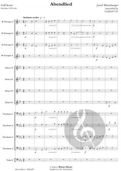 Abendlied von Josef Gabriel Rheinberger (Download) 