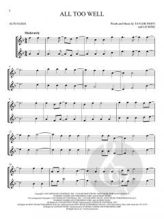 Chart Hits for 2 Alto Saxes im Alle Noten Shop kaufen