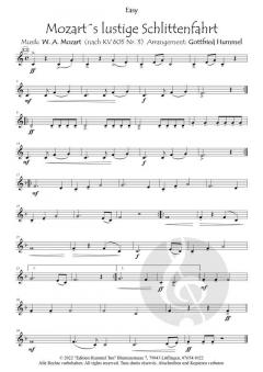 Mozart's lustige Schlittenfahrt von Wolfgang Amadeus Mozart 
