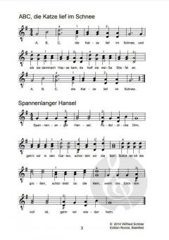 Gitarrenlieder im freien Anschlag 