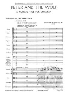 Peter und der Wolf op. 67  von Prokofjew Sergei Sergejewitsch 
