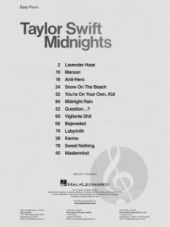 Midnights von Swift Taylor 