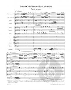 Johannes-Passion "O Mensch, bewein" BWV 245.2 von Bach Johann Sebastian 