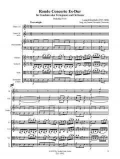 Rondo Concerto Es-Dur op. Postolka IV:11 von Leopold Antonín Koželuh 