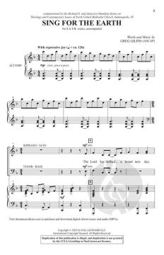 Sing for the Earth von Greg Gilpin (Download) 