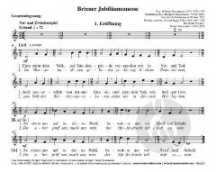 Brixner Jubiläumsmesse von Oswald Jaeggi 