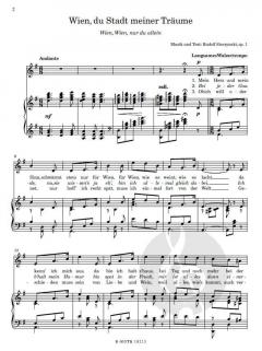 Wien, du Stadt meiner Träume op. 1 von Rudolf Sieczynski 