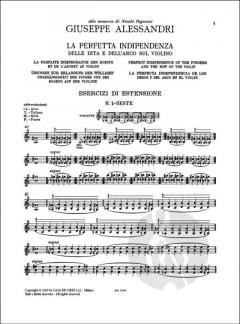 La Perfetta Indipendenza delle Dita e dell'Arco sul violino von Giuseppe Alessandri im Alle Noten Shop kaufen