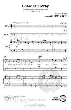 Come Sail Away von George L.O. Strid (Download) 