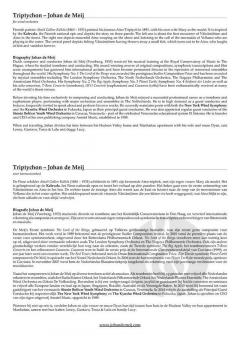 Triptychon von Johan de Meij 