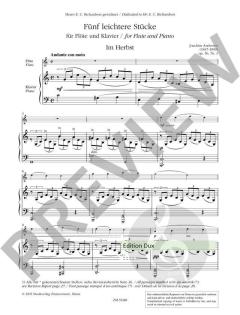 Fünf leichtere Stücke op. 56 von Joachim Andersen 