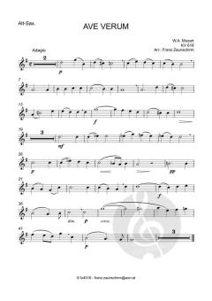 Ave verum von Wolfgang Amadeus Mozart 